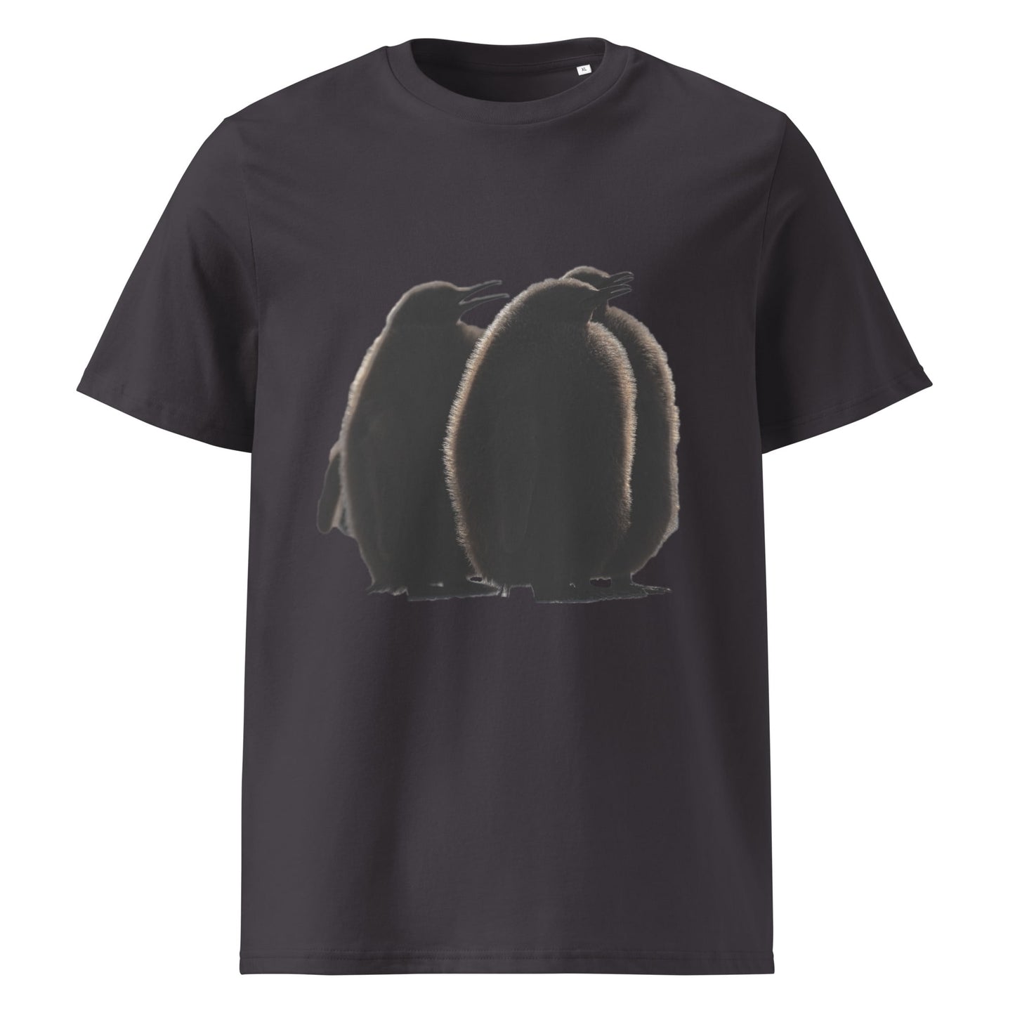 ein ausgefallenes Oberteil für Damen als T-Shirt mit drei Baby Pinguinen als Fotomotiv