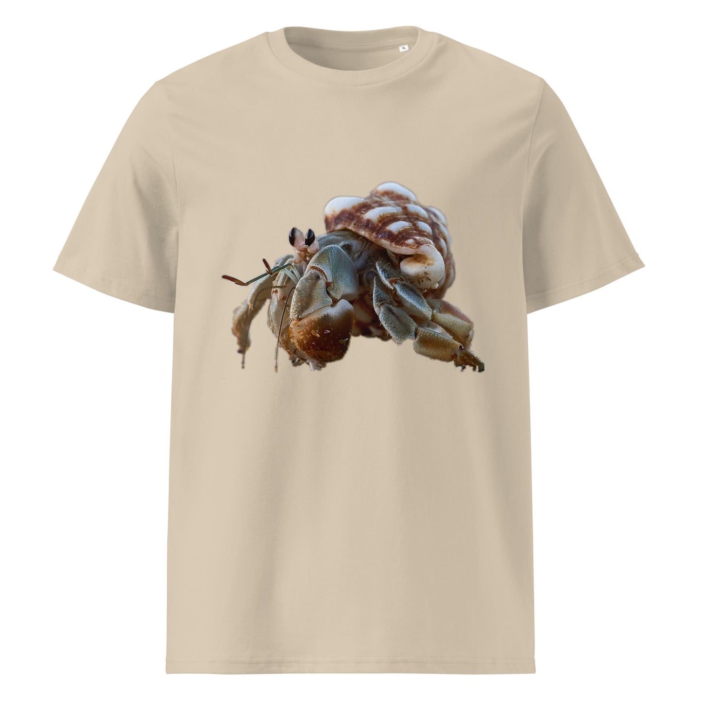cooles Damen Shirt mit einem großen Einsiedlerkrebs als Fotodruck Motiv